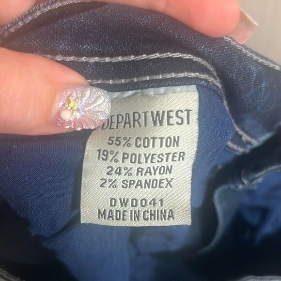 ✨Department West Trouper Straight Stretch Sz 31W 30S Jeans✨ - Picture 9 of 10